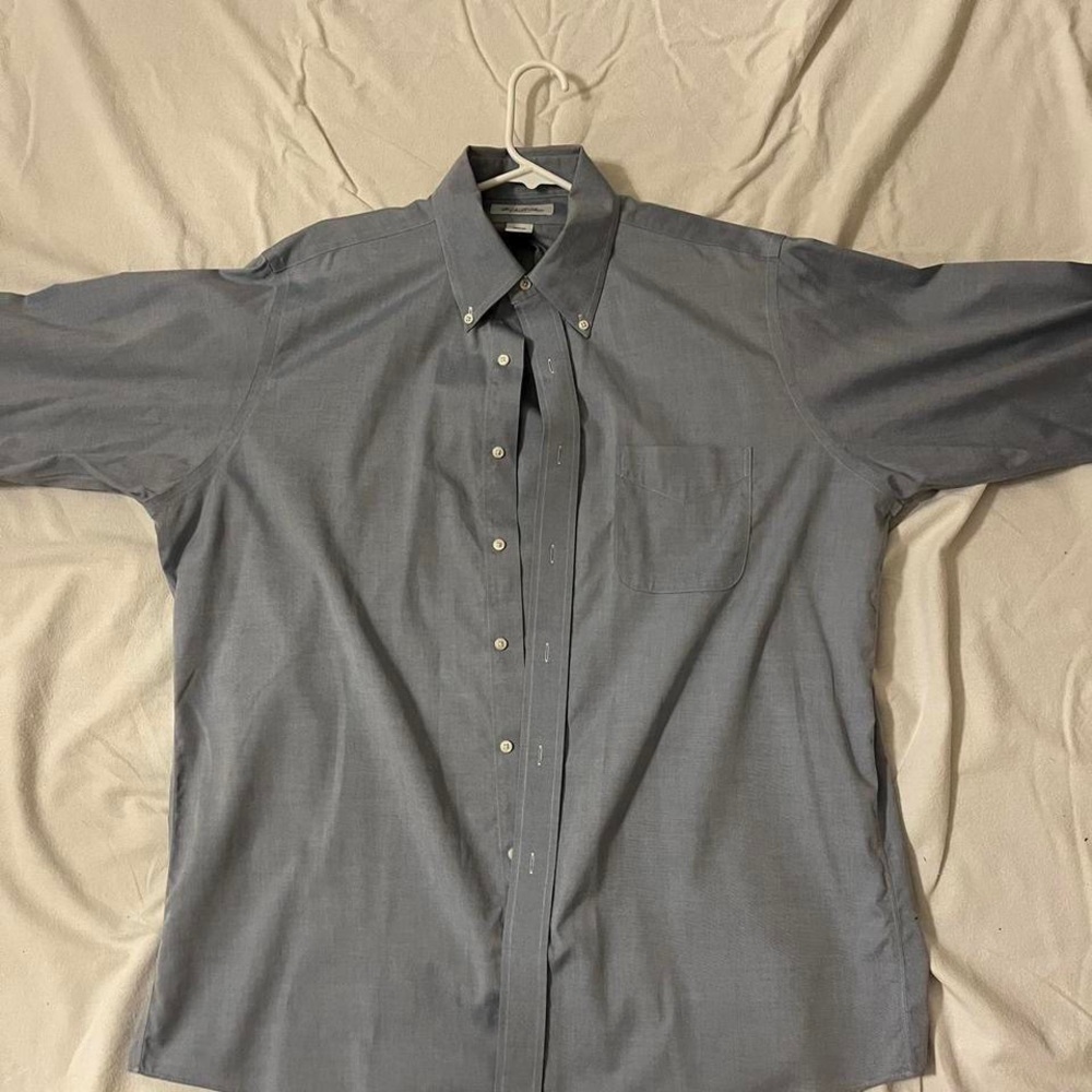 Large baby blue Brooks brothers button down